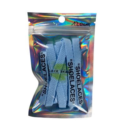 שרוכים שטוחים לנעליים ״SHOELACES” תכלת