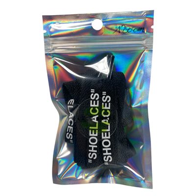 שרוכים שטוחים לנעליים ״SHOELACES” שחור