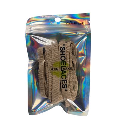 שרוכים שטוחים לנעליים ״SHOELACES” חום מוקה