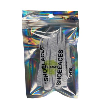 שרוכים שטוחים לנעליים ״SHOELACES” לבן