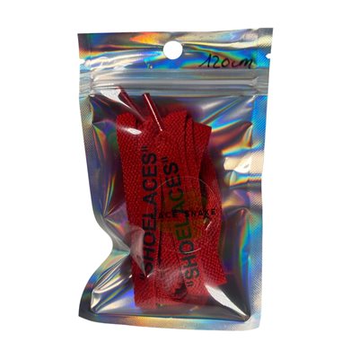 שרוכים שטוחים לנעליים ״SHOELACES” אדום