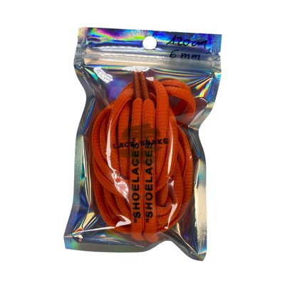 שרוכים לנעליים עגולים 6 מ"מ ״SHOELACES” כתום
