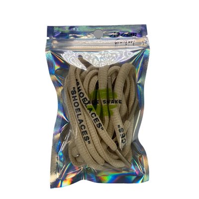 שרוכים לנעליים עגולים 6 מ"מ ״SHOELACES” קרם