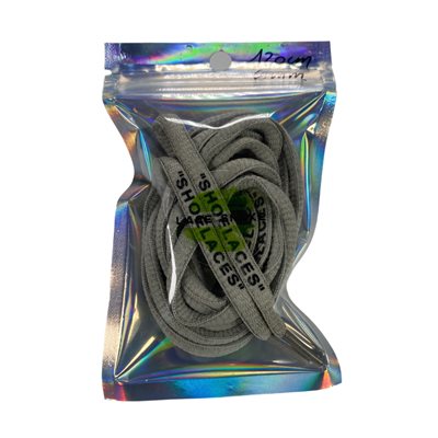 שרוכים לנעליים עגולים 6 מ"מ ״SHOELACES” אפור