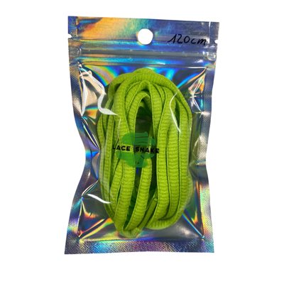 שרוכים לנעליים עגולים 6 מ״מ ירוק