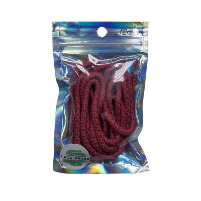 שרוכים לנעליים עגולים אדום רפלקטיב